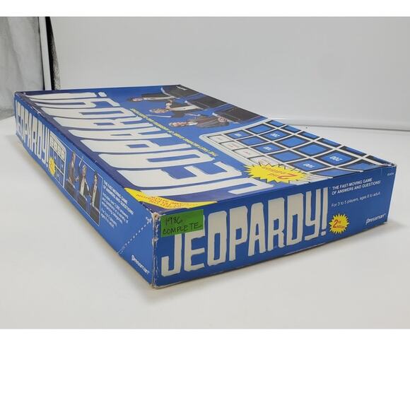 Jeopardy Board Game Pressman 1986, 2nd Edition, Vintage 100% COMPLETE - Picture 8 of 9